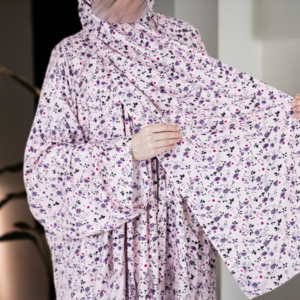 شرشف صلاه روز قطني مشجر بطرحه متصله