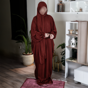 شرشف صلاه روز قطني مشجر بطرحه متصله منقط